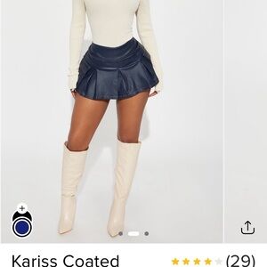 Fashion Nova Navy Mini Skirt